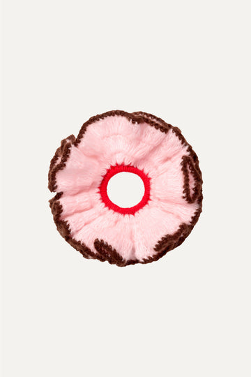 Stine Goya UK Knitted Scrunchie Accessories Pink / Burgundy