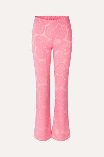 Stine Goya UK Long Flared Elasticated Pants Pants Rose Relief