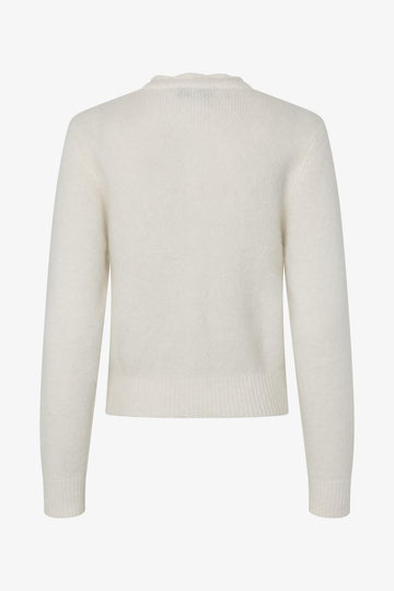 Stine Goya UK Long Sleeve Cardigan Knit Pointelle Heart