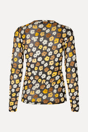 Stine Goya UK Long Sleeve Elasticated Top Top Petal Polka