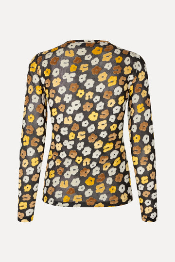Stine Goya UK Long Sleeve Elasticated Top Top Petal Polka