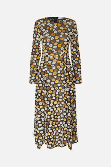 Stine Goya UK Long Sleeve Gathered Dress Dress Petal Polka