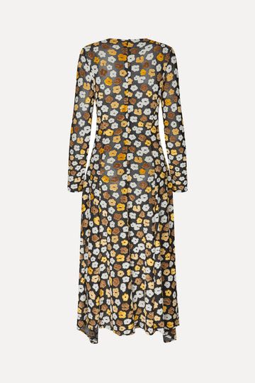 Stine Goya UK Long Sleeve Gathered Dress Dress Petal Polka