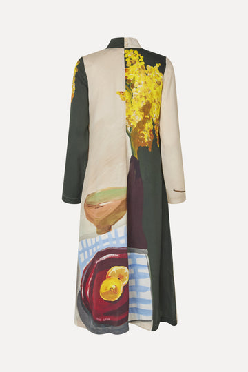 Stine Goya UK Long Sleeve Midi Dress Dress Lemons On A Plate