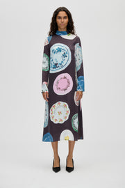 Stine Goya UK Long Sleeve Midi Dress Dress The Platera