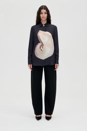Stine Goya UK Long Sleeve Shirt Top Pearl Of Order