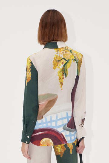 Stine Goya UK Long Sleeve Shirt Top Lemons On A Plate