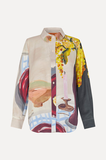 Stine Goya UK Long Sleeve Shirt Top Lemons On A Plate