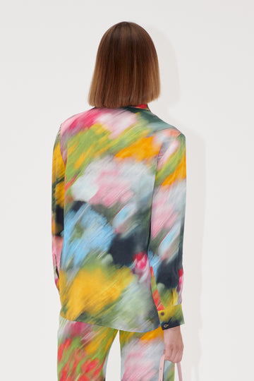 Stine Goya UK Long Sleeve Shirt Top Liquid Floral