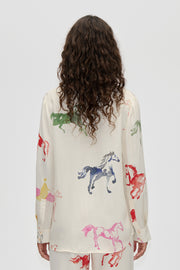 Stine Goya UK Long Sleeve Shirt Top Horses