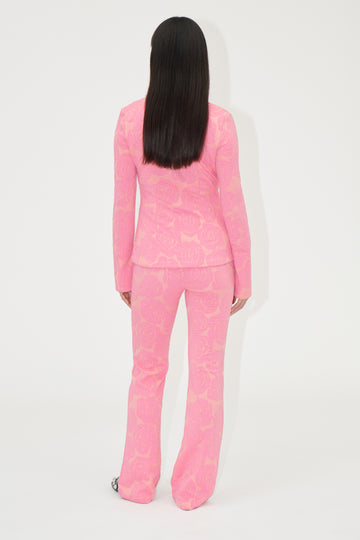 Stine Goya UK Long Sleeve Tailored Shirt Shirt Rose Relief