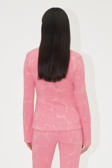 Stine Goya UK Long Sleeve Tailored Shirt Shirt Rose Relief