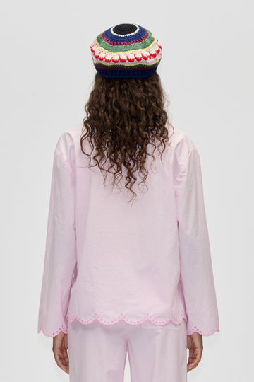 Stine Goya UK Long Sleeve Tunic Top Top Muted Blush