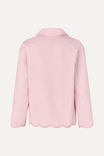 Stine Goya UK Long Sleeve Tunic Top Top Muted Blush