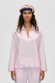 Stine Goya UK Long Sleeve Tunic Top Top Muted Blush