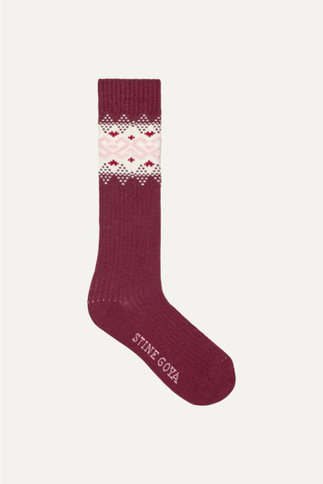 Stine Goya UK Long Socks Accessories Fairisle