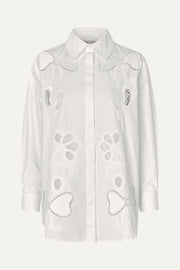 Stine Goya UK Loose Long Sleeve Shirt Top Ballerina Broderie