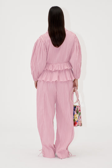 Stine Goya UK Loose Pants w/Tie Pants Pink Nectar