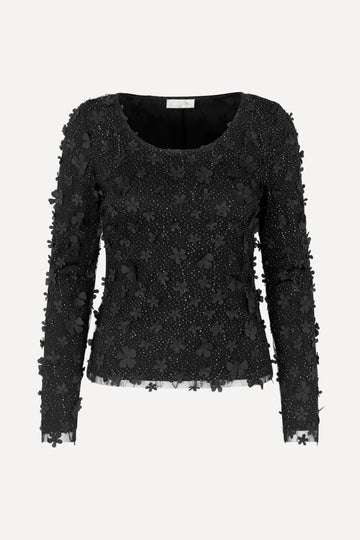 Stine Goya UK Maite Blouse Top 1999 Black
