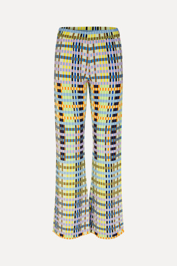 ASOS DESIGN super skinny soft tailored wool mix suit pants in blue micro  with grid check - ShopStyle