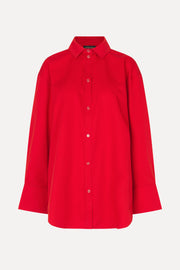 Stine Goya UK Mia Shirt Top Fiery Red