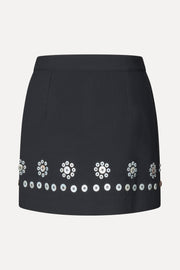 Stine Goya UK Mini Pencil Skirt Skirt Buttoned Flowers