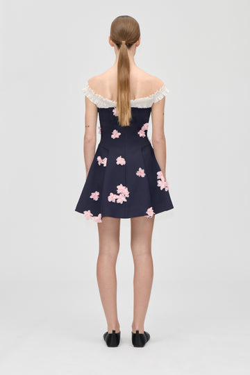 Stine Goya UK Off Shoulders Short Dress Dress Pink Petunia