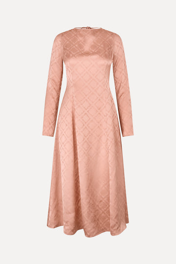 Stine Goya UK Open Back Midi Dress Dress Sakura Check
