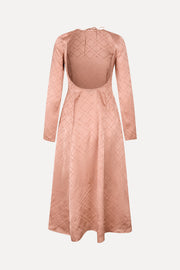 Stine Goya UK Open Back Midi Dress Dress Sakura Check