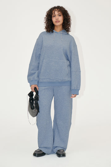 Stine Goya UK Oversize Casual Hoodie Top Infinity Blue