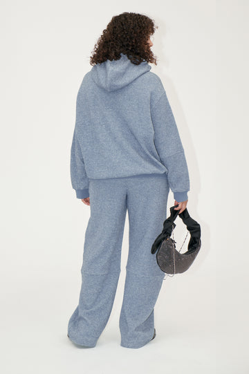 Stine Goya UK Oversize Casual Hoodie Top Infinity Blue
