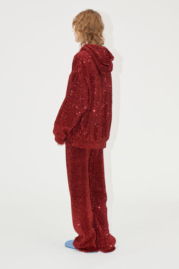 Stine Goya UK Oversize Hoodie Top Bordeaux