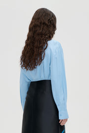 Stine Goya UK Oversized Shirt Top Sky Blue