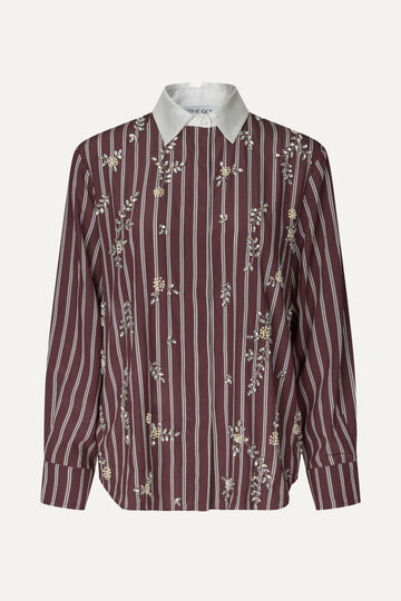 Stine Goya UK Oversized Shirt Top Uniform Stripes