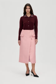 Stine Goya UK Pencil Midi Skirt Skirt Haze Pink