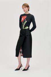 Stine Goya UK Pencil Midi Skirt Skirt Black