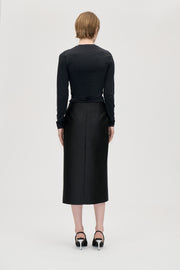 Stine Goya UK Pencil Midi Skirt Skirt Black