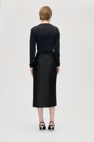 Stine Goya UK Pencil Midi Skirt Skirt Black