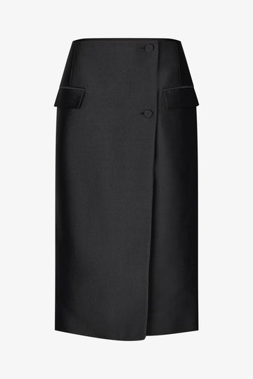 Stine Goya UK Pencil Midi Skirt Skirt Black