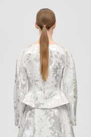 Stine Goya UK Peplum Top Top Lurex Garden