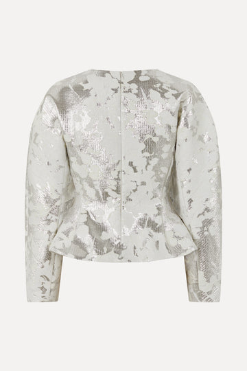 Stine Goya UK Peplum Top Top Lurex Garden