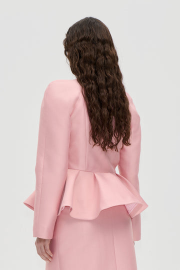Stine Goya UK Peplum V Neck Jacket Jacket Haze Pink