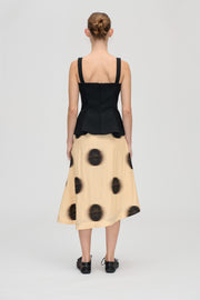 Stine Goya UK Pleated Midi Skirt Skirt Dots in Motion