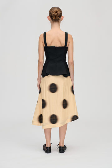 Stine Goya UK Pleated Midi Skirt Skirt Dots in Motion