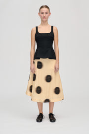 Stine Goya UK Pleated Midi Skirt Skirt Dots in Motion