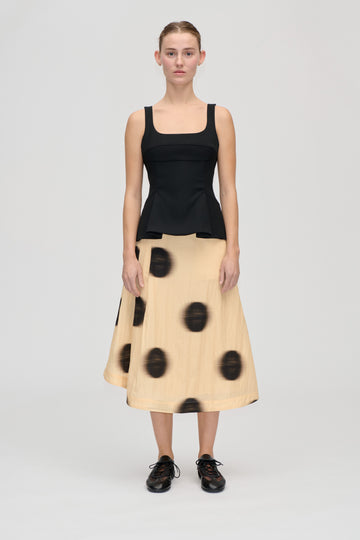 Stine Goya UK Pleated Midi Skirt Skirt Dots in Motion