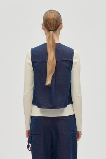 Stine Goya UK Pocket Vest Top Dusky / Dried Rose