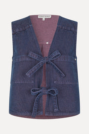 Stine Goya UK Pocket Vest Top Dusky / Dried Rose