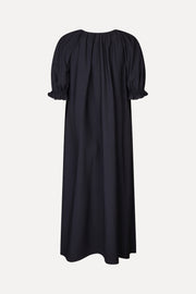 Stine Goya UK Puff Sleeve Detail Long Dress Dress Midnight Navy