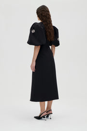 Stine Goya UK Puff Sleeve Midi Dress Dress Pearl Of Order